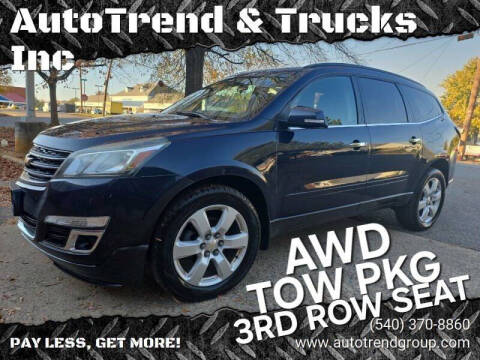 2017 Chevrolet Traverse for sale at AutoTrend & Trucks Inc in Fredericksburg VA