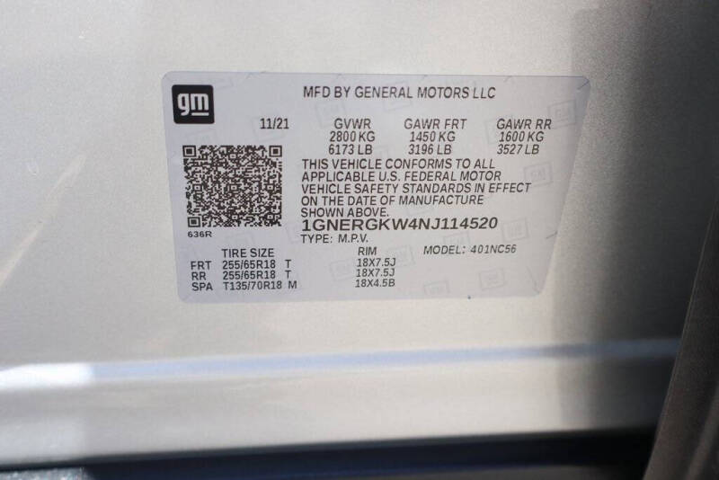 2022 Chevrolet Traverse LT Cloth