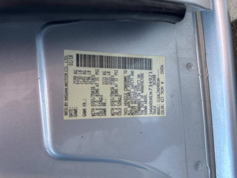 2018 Nissan Frontier