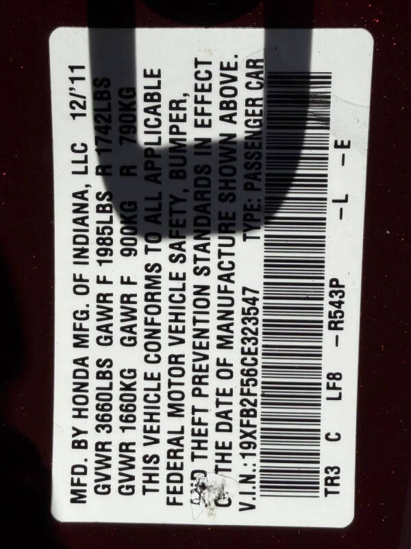 2012 Honda Civic LX