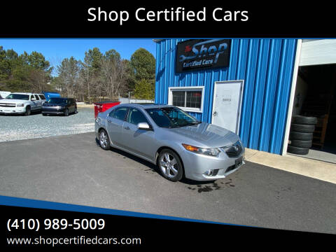 2012 Acura TSX for sale at Shop Certified Cars in Easton MD