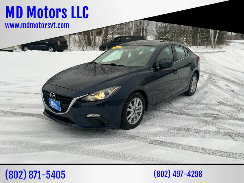 2014 Mazda MAZDA3 for sale at MD Motors LLC in Williston VT