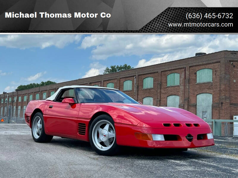 1988 Chevrolet Corvette for sale at Michael Thomas Motor Co in Saint Charles MO