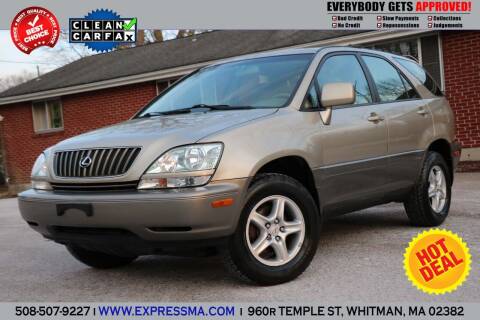 1999 Lexus RX 300 for sale at Auto Sales Express in Whitman MA