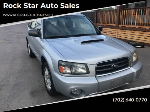 2004 Subaru Forester for sale at ROCK STAR TRUCK & AUTO LLC in Las Vegas NV