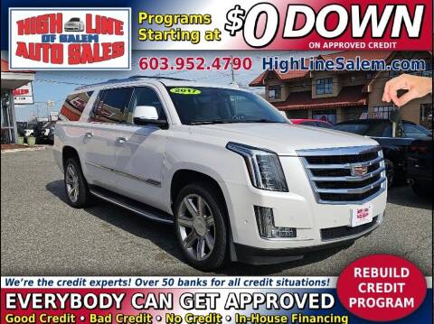 2017 Cadillac Escalade ESV for sale at High Line Auto Sales of Salem in Salem NH