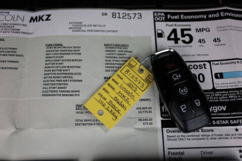 2013 Lincoln MKZ Hybrid