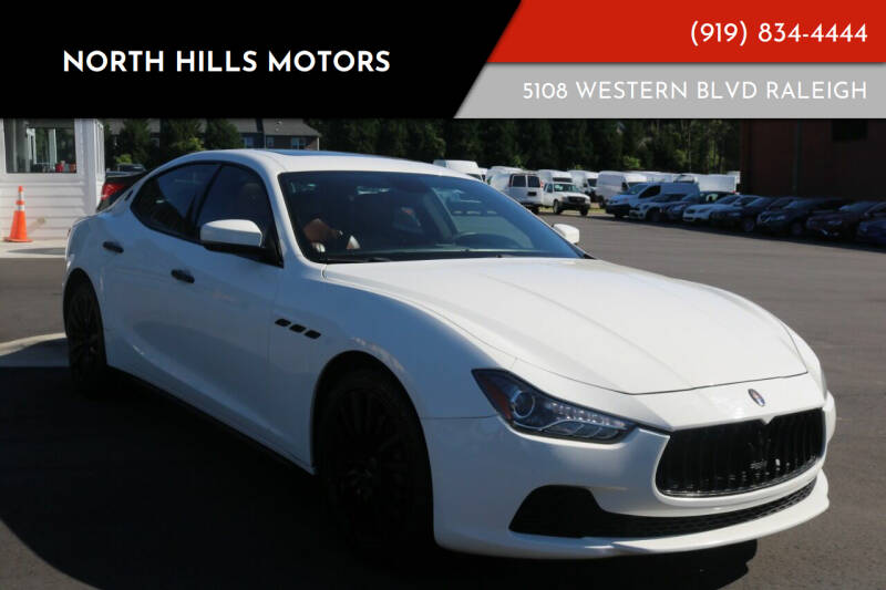 2017 Maserati Ghibli for sale at NORTH HILLS MOTORS in Raleigh NC