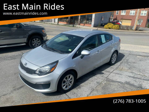 2016 Kia Rio for sale at East Main Rides in Marion VA