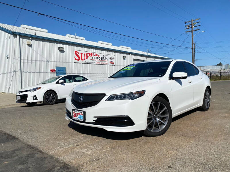 2015 Acura TLX for sale at SUPER AUTO SALES STOCKTON in Stockton CA