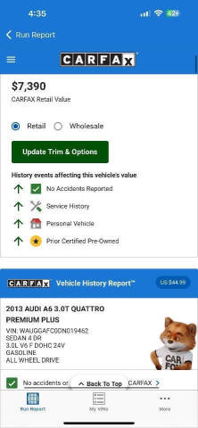 2013 Audi A6 3.0T quattro Premium Plus