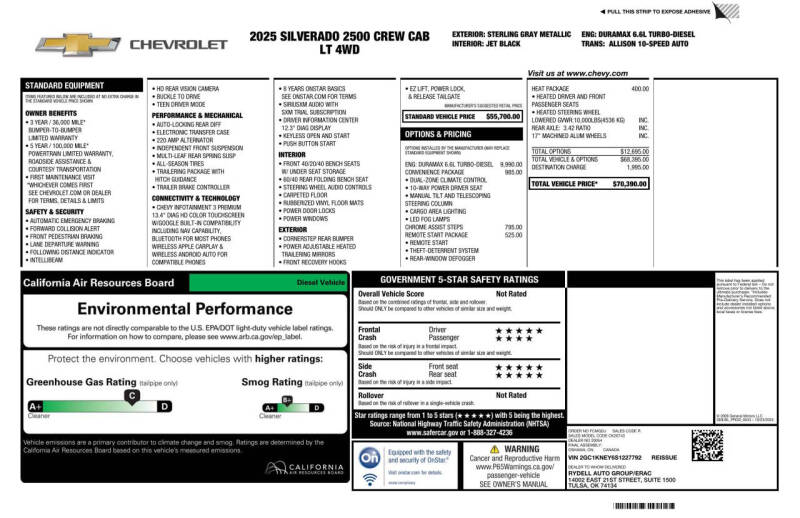2025 Chevrolet Silverado 2500HD