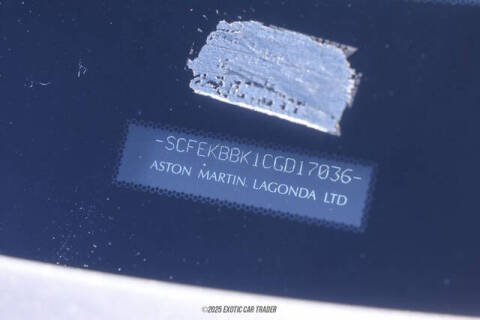 2012 Aston Martin V8 Vantage Roadster