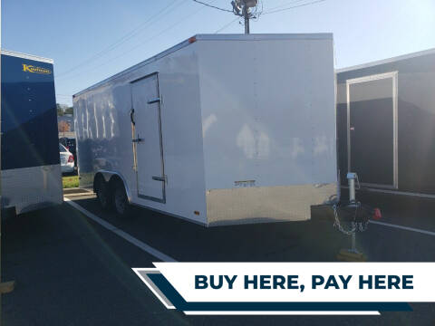2021 8.5x16 Kaufman Standard Enclosed Trailer for sale at Big Daddy's Trailer Sales in Winston Salem NC