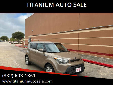 2016 Kia Soul for sale at TITANIUM AUTO SALE in Houston TX