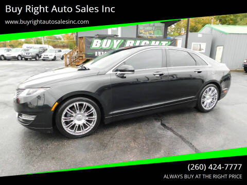 2014 Lincoln MKZ for sale at Buy Right Auto Sales Inc in Fort Wayne IN