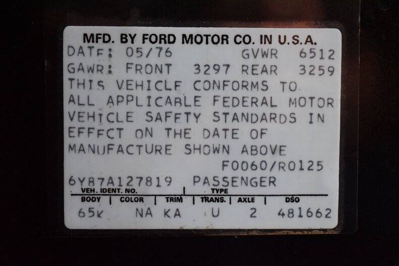 1976 Ford Thunderbird