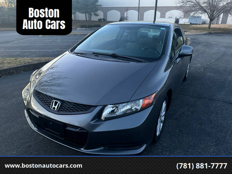 2012 Honda Civic for sale at Boston Auto Cars in Dedham MA