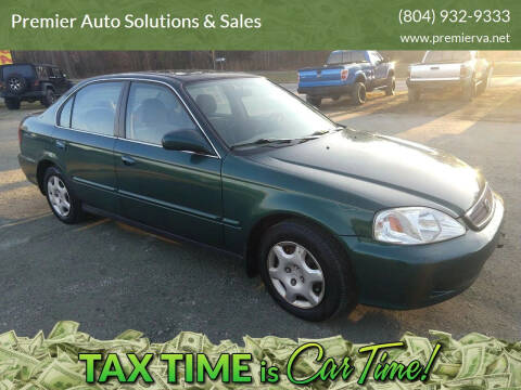 1999 Honda Civic for sale at Premier Auto Solutions & Sales in Quinton VA