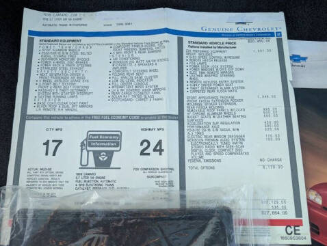 1999 Chevrolet Camaro