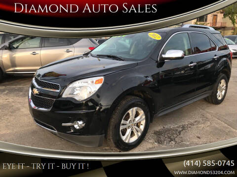 2012 Chevrolet Equinox for sale at DIAMOND AUTO SALES LLC in Milwaukee WI