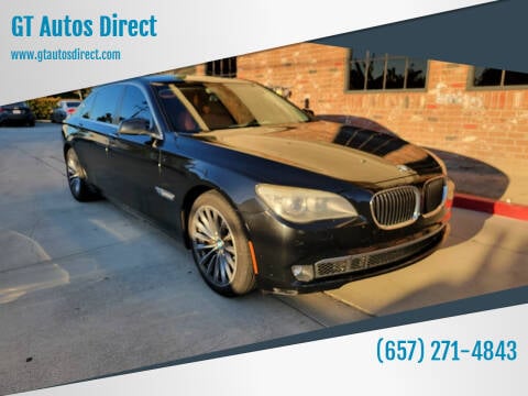 2012 BMW 7 Series for sale at GT Autos Direct in Garden Grove CA