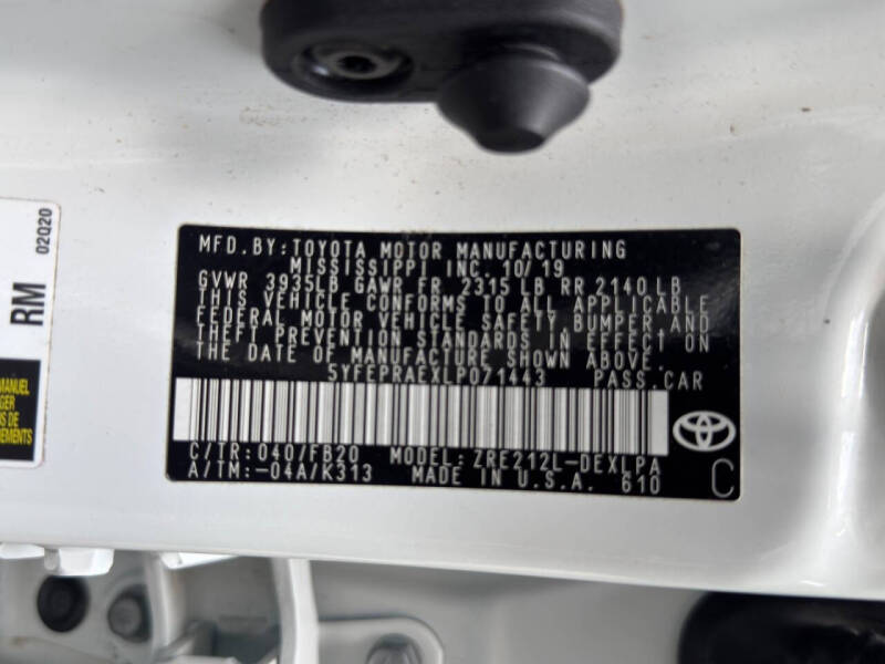 2020 Toyota Corolla LE