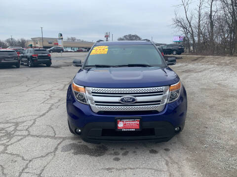 2013 Ford Explorer for sale at Community Auto Brokers in Crown Point IN