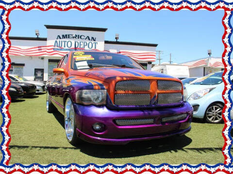 2002 Dodge Ram 1500 for sale at American Auto Depot in Modesto CA