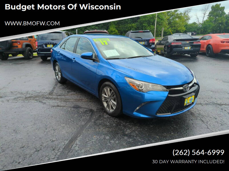 2017 Toyota Camry for sale at Budget Motors of Wisconsin in Racine WI