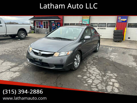 2010 Honda Civic for sale at Latham Auto LLC in Ogdensburg NY