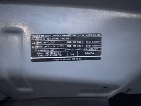 2022 Nissan Frontier