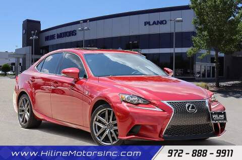 2015 Lexus IS 250 for sale at HILINE MOTORS in Plano TX