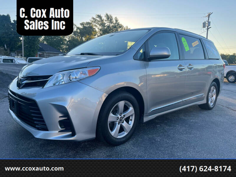 2020 Toyota Sienna for sale at C. Cox Auto Sales Inc in Joplin MO