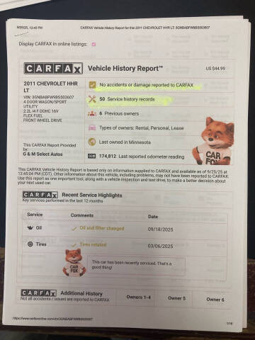 2011 Chevrolet HHR LT