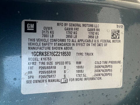 2012 Chevrolet Silverado 1500 LT