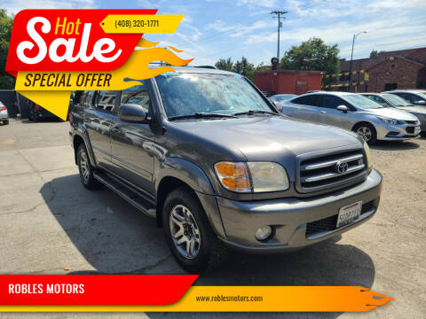 2004 Toyota Sequoia for sale at ROBLES MOTORS in San Jose CA