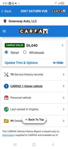 2007 Saturn Vue