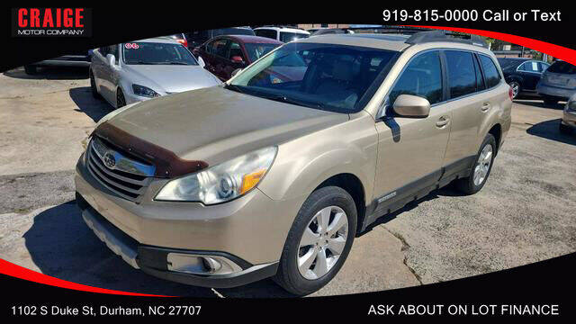 2010 Subaru Outback for sale at CRAIGE MOTOR CO in Durham NC