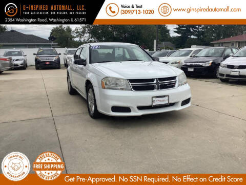 2014 Dodge Avenger for sale at G-Inspired Automall, LLC. in Washington IL