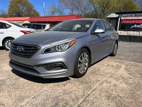 2016 Hyundai Sonata for sale at DUNCAN AUTO SALES, INC in Cartersville GA