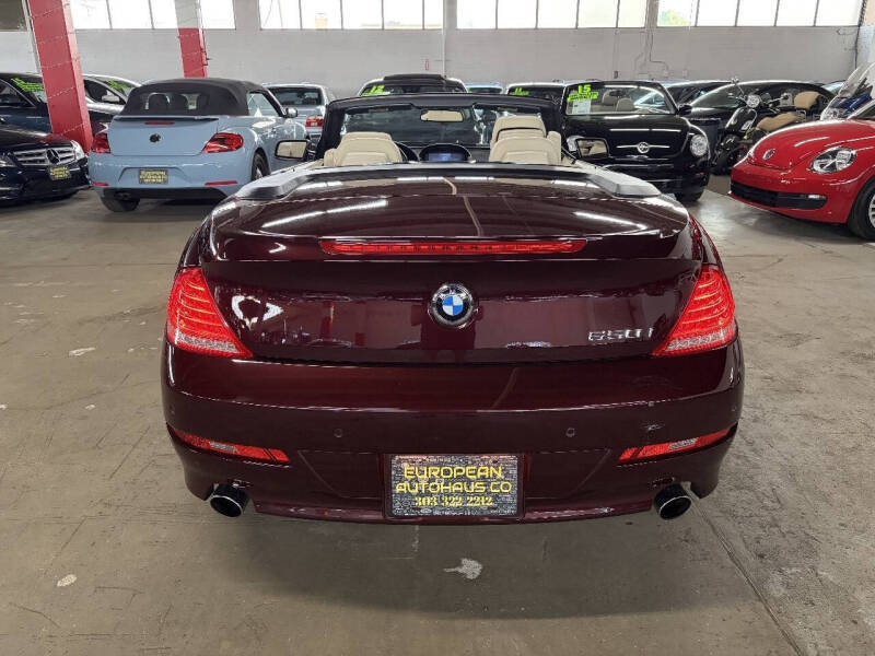 2008 BMW 6 Series 650i