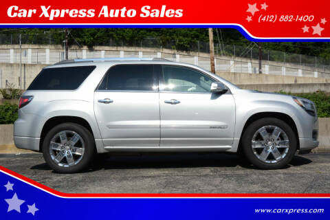 2014 GMC Acadia for sale at Car Xpress Auto Sales in Pittsburgh PA