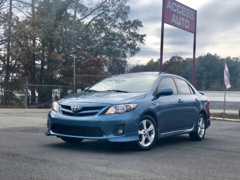 2012 Toyota Corolla for sale at Access Auto in Cabot AR