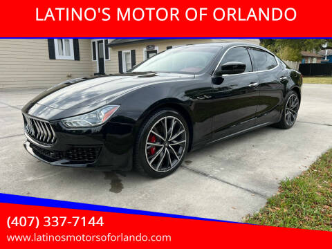 2019 Maserati Ghibli for sale at LATINO'S MOTOR OF ORLANDO in Orlando FL