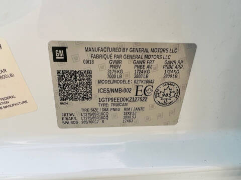 2019 GMC Sierra 1500 AT4