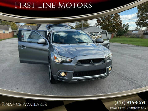 2012 Mitsubishi Outlander Sport for sale at First Line Motors in Brownsburg IN