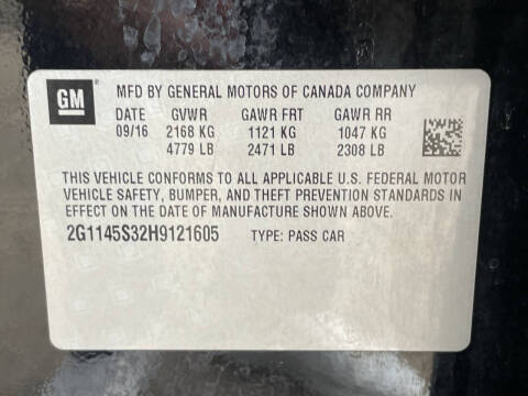 2017 Chevrolet Impala Premier