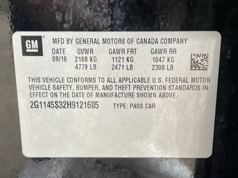 2017 Chevrolet Impala Premier