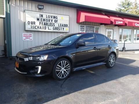 2016 Mitsubishi Lancer for sale at GRESTY AUTO SALES in Loves Park IL